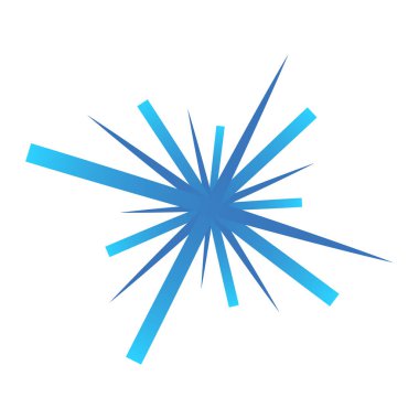 Random radial, radiating circular lines burst effect. Abstract starburst, sunburst illustration, vector design element. Random rays, beams. Explosion, sparkle, blast vector