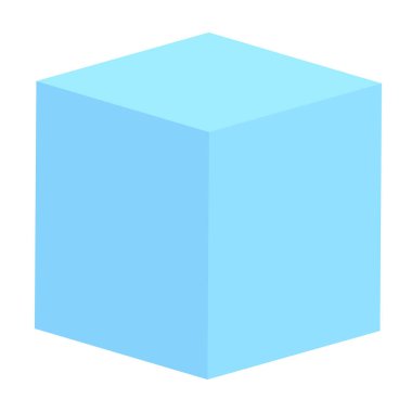 Box, package, cargo, delivery concept icon. 3D cube isolated on white. Stock, product, crate concept illustration