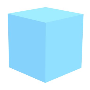 Box, package, cargo, delivery concept icon. 3D cube isolated on white. Stock, product, crate concept illustration