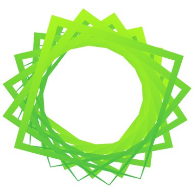 Soyut uçlu, parçalanmış tasarım öğesi. Açısal, geometrik soyut şekil. Rastgele, kaotik parçalar çizim