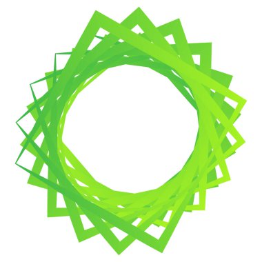 Soyut uçlu, parçalanmış tasarım öğesi. Açısal, geometrik soyut şekil. Rastgele, kaotik parçalar çizim