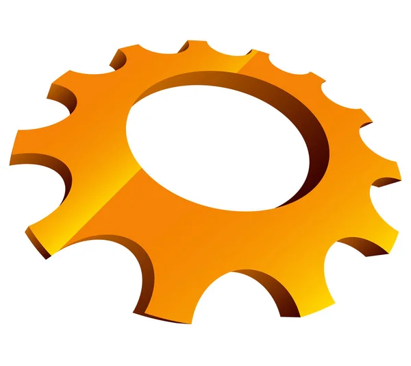 Převod Převodovka Ikona Ozubeného Kola Symbol Logo Pro Opravy Údržbu — Stockový vektor