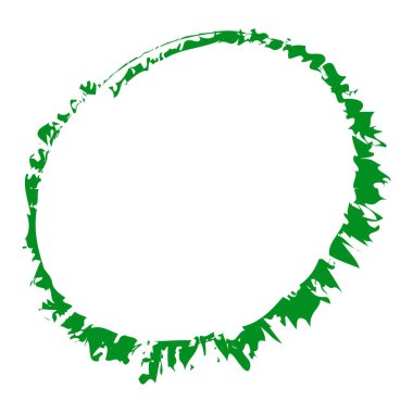 Renkli grungy, grunge circle hatları. Soyut desenli oval, elips. Boya sıçraması, suluboya efekt çizimi. Mürekkep lekesi, mürekkep, leke efekti