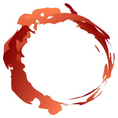 Renkli grunge, grunge circle hatları. Soyut desenli oval, elips. Boya sıçraması, suluboya efekt çizimi. Mürekkep lekesi, mürekkep, leke efekti