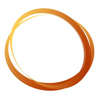 Renkli grunge, grunge circle hatları. Soyut desenli oval, elips. Boya sıçraması, suluboya efekt çizimi. Mürekkep lekesi, mürekkep, leke efekti