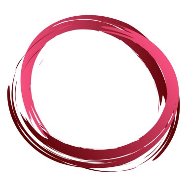 Renkli grunge, grunge circle hatları. Soyut desenli oval, elips. Boya sıçraması, suluboya efekt çizimi. Mürekkep lekesi, mürekkep, leke efekti