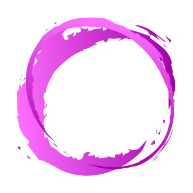 Renkli grunge, grunge circle hatları. Soyut desenli oval, elips. Boya sıçraması, suluboya efekt çizimi. Mürekkep lekesi, mürekkep, leke efekti