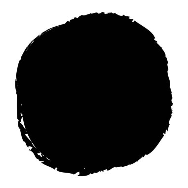 Pis, grunge desenli daire, oval. Mürekkep lekesi, leke, leke ve sıçrama efekti çizimi. Mürekkep lekesi, leke şeklinde.