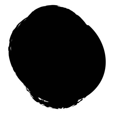 Pis, grunge desenli daire, oval. Mürekkep lekesi, leke, leke ve sıçrama efekti çizimi. Mürekkep lekesi, leke şeklinde.