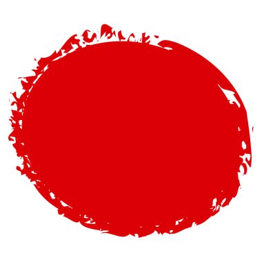 İğrenç, grunge doku dairesi, oval soyut element. Mürekkep lekesi, leke, leke, soyut sulu boya elementi.