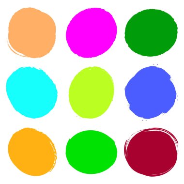 İğrenç, grunge doku dairesi, oval soyut element. Mürekkep lekesi, leke, leke, soyut sulu boya elementi.