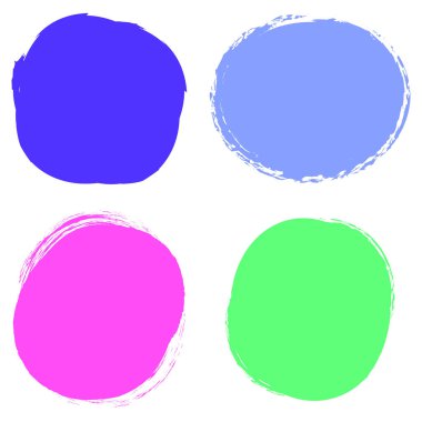 İğrenç, grunge doku dairesi, oval soyut element. Mürekkep lekesi, leke, leke, soyut sulu boya elementi.