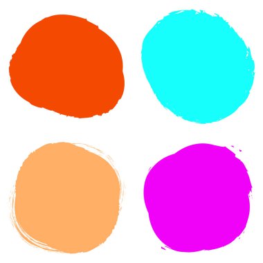 İğrenç, grunge doku dairesi, oval soyut element. Mürekkep lekesi, leke, leke, soyut sulu boya elementi.