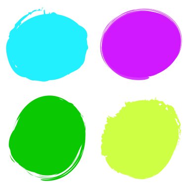 İğrenç, grunge doku dairesi, oval soyut element. Mürekkep lekesi, leke, leke, soyut sulu boya elementi.