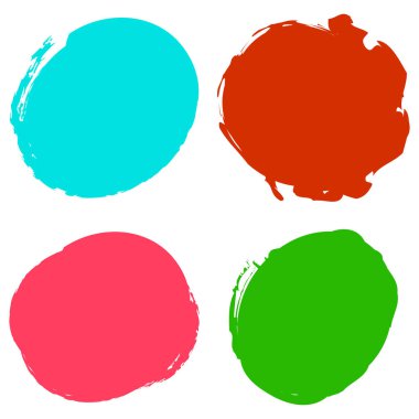 İğrenç, grunge doku dairesi, oval soyut element. Mürekkep lekesi, leke, leke, soyut sulu boya elementi.