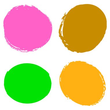 İğrenç, grunge doku dairesi, oval soyut element. Mürekkep lekesi, leke, leke, soyut sulu boya elementi.