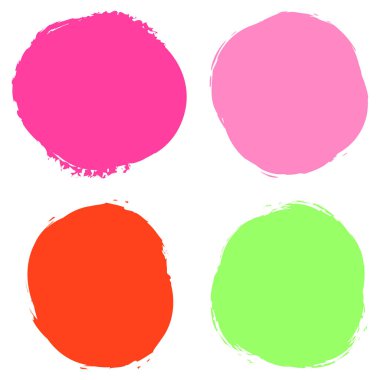 İğrenç, grunge doku dairesi, oval soyut element. Mürekkep lekesi, leke, leke, soyut sulu boya elementi.