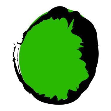 İğrenç, grunge doku dairesi, oval soyut element