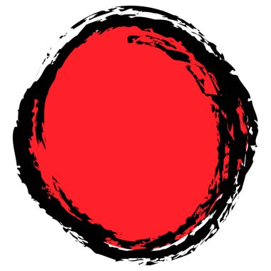 İğrenç, grunge doku dairesi, oval soyut element