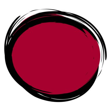 İğrenç, grunge doku dairesi, oval soyut element