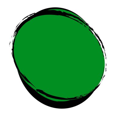 İğrenç, grunge doku dairesi, oval soyut element