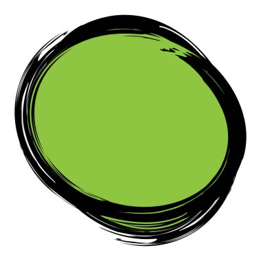 İğrenç, grunge doku dairesi, oval soyut element