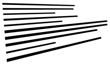 Perspektif olarak dinamik üç boyutlu çizgiler. Kaybolan, azalan çizgiler, çizgiler. Uzaysal çizgiler, soyut geometrik vektör çizimleri.