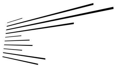 Perspektif olarak dinamik üç boyutlu çizgiler. Kaybolan, azalan çizgiler, çizgiler. Uzaysal çizgiler, soyut geometrik vektör çizimleri.