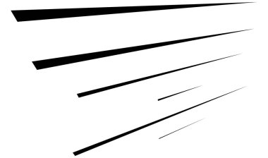 Perspektif olarak dinamik üç boyutlu çizgiler. Kaybolan, azalan çizgiler, çizgiler. Uzaysal çizgiler, soyut geometrik vektör çizimleri.