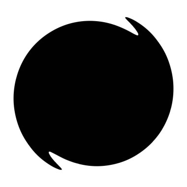 Spiral, twirl, fırıl fırıl dönen tasarım elementi. Volt, sarmal, kıvrım şekli. Döndürme, bükülme, deformasyon efekti ile şekil