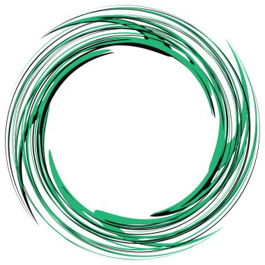 Spiral, girdap, soyut elementler. Volt, sarmal bükülmüş radyal element