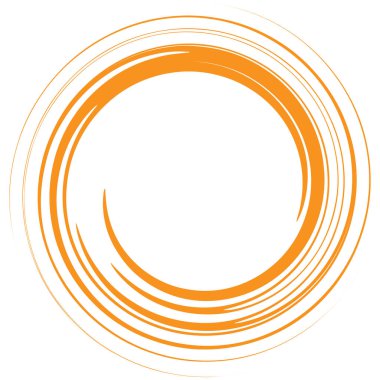 Spiral, girdap, soyut elementler. Volt, sarmal bükülmüş radyal element