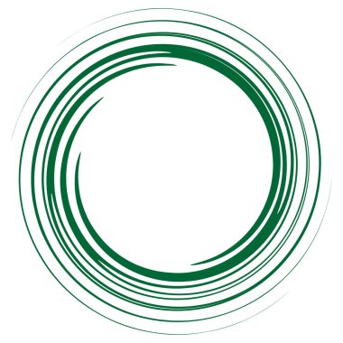 Spiral, girdap, soyut elementler. Volt, sarmal bükülmüş radyal element