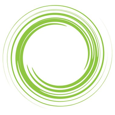 Spiral, girdap, soyut elementler. Volt, sarmal bükülmüş radyal element