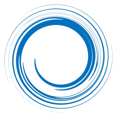 Spiral, girdap, soyut elementler. Volt, sarmal bükülmüş radyal element