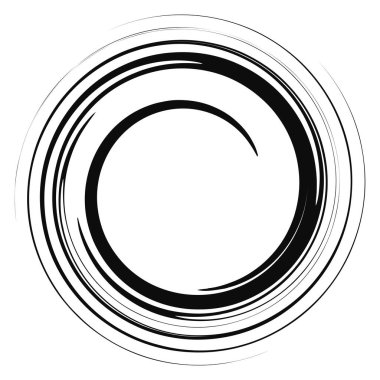 Spiral, girdap, soyut elementler. Volt, sarmal bükülmüş radyal element