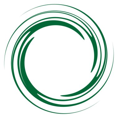 Spiral, girdap, soyut elementler. Volt, sarmal bükülmüş radyal element