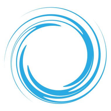 Spiral, girdap, soyut elementler. Volt, sarmal bükülmüş radyal element