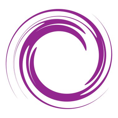 Spiral, girdap, soyut elementler. Volt, sarmal bükülmüş radyal element