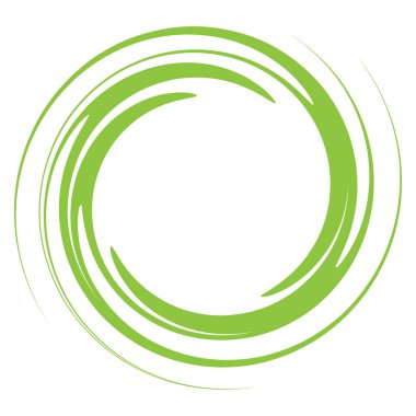 Spiral, girdap, soyut elementler. Volt, sarmal bükülmüş radyal element