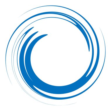 Spiral, girdap, soyut elementler. Volt, sarmal bükülmüş radyal element