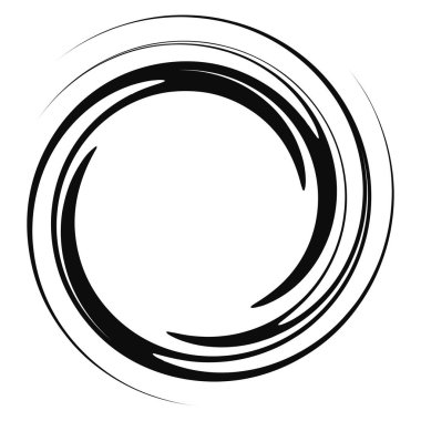 Spiral, girdap, soyut elementler. Volt, sarmal bükülmüş radyal element