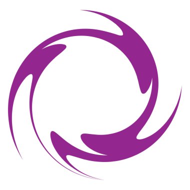 Spiral, girdap, soyut elementler. Volt, sarmal bükülmüş radyal element