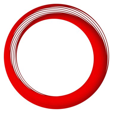 Geometrik spiral, girdap, daireler. Soyut dairesel illüstrasyon. Çevir, çevir, dönüş efekti çemberleri, daireler. Kasırga, girdap etkisi elementi