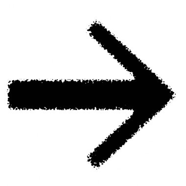 Yarım ton ok simgesi ve sembol. Stock vektör illüstrasyonu, Clip-art grafikleri