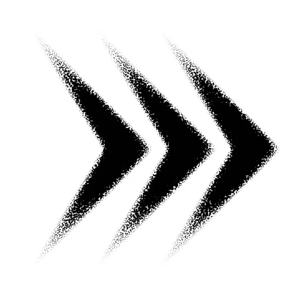 Semilună Săgeată Pictogramă Simbol Ilustrație Vectorială Stoc Grafică Clip Art — Vector de stoc