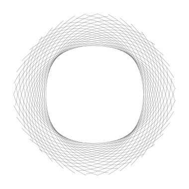 Özet geç, nilüfer çiçeği mandala, motif ikonu, sembol. Stock vektör illüstrasyonu, Clip-art grafikleri