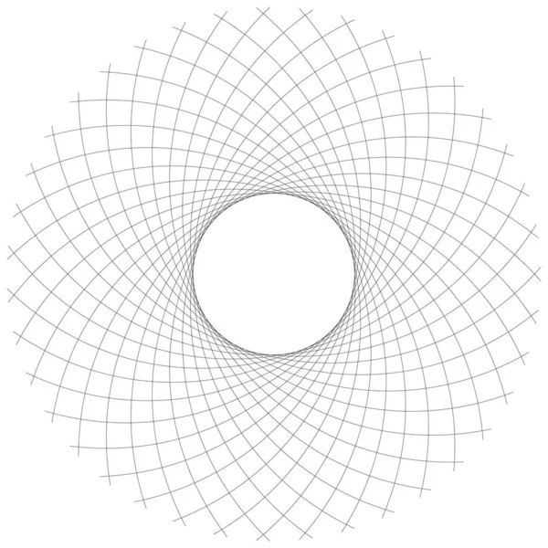 Contour Lotus Mandala Contour Icône Motif Symbole Illustration Vectorielle Stock — Image vectorielle