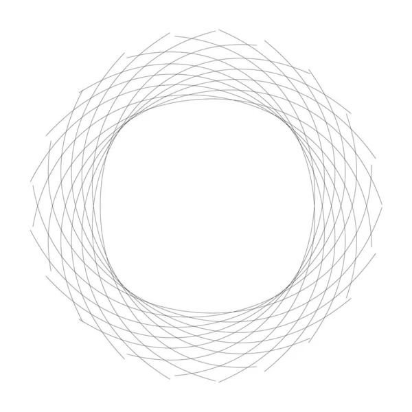 Vázlat Kontúr Lótusz Mandala Motívum Ikon Szimbólum Készletvektor Illusztráció Clip — Stock Vector