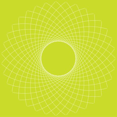 Özet geç, nilüfer çiçeği mandala, motif ikonu, sembol. Stock vektör illüstrasyonu, Clip-art grafikleri